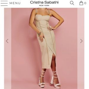 Cristina Sabatini Athena MIDI Dress